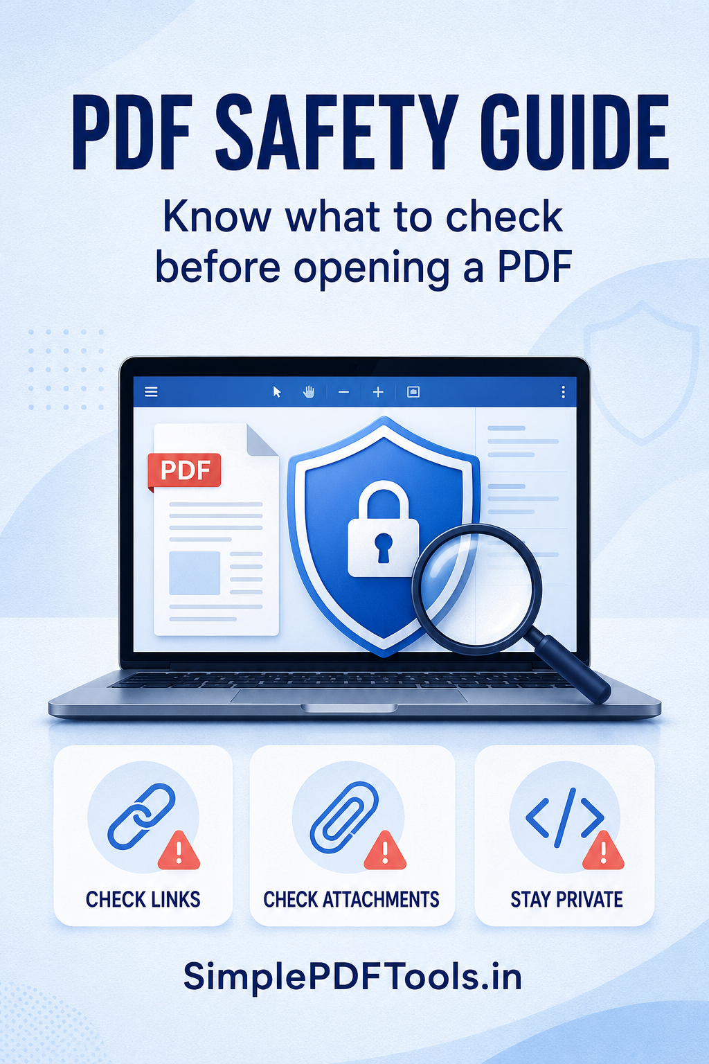 PDF safety guide illustration